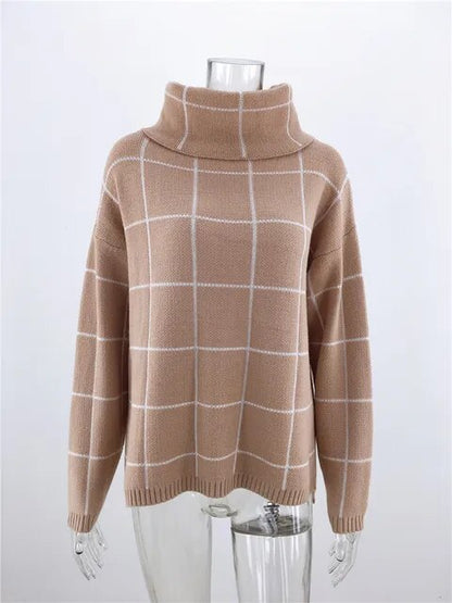 Beaumont Coltrui | Geruite warme wintertrui voor dames