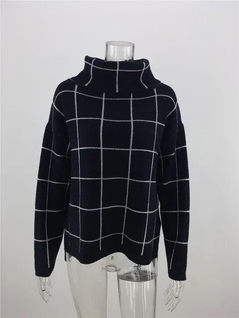 Beaumont Coltrui | Geruite warme wintertrui voor dames