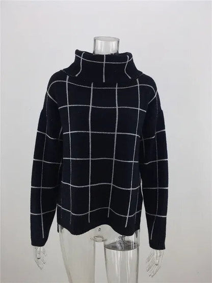 Beaumont Coltrui | Geruite warme wintertrui voor dames