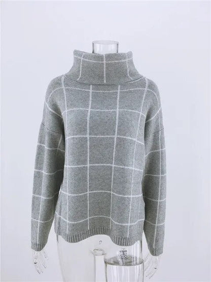 Beaumont Coltrui | Geruite warme wintertrui voor dames