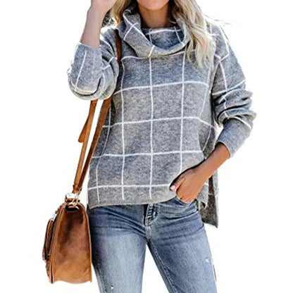 Beaumont Coltrui | Geruite warme wintertrui voor dames