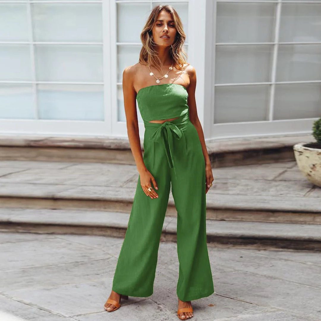 Jasmin | strapless elegante jumpsuit
