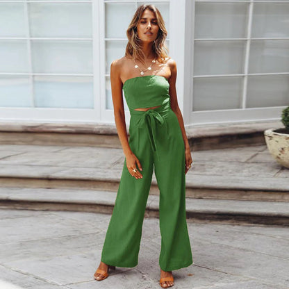 Jasmin | strapless elegante jumpsuit