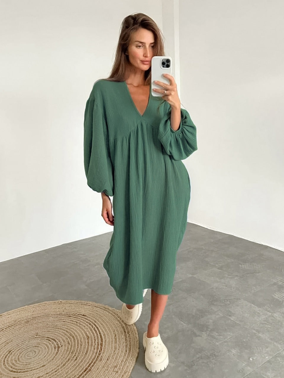 Mina - Luchtige en Elegante Zomerjurk voor Vrouwen