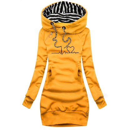 ModeParisienne® Darlene | Trendy Hoodie Jurk voor Dames
