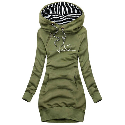 ModeParisienne® Darlene | Trendy Hoodie Jurk voor Dames