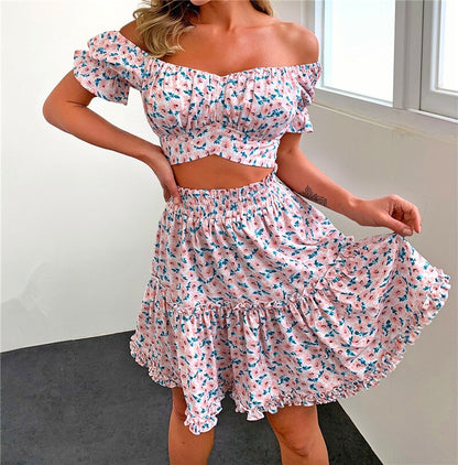 Two piece set bloemen