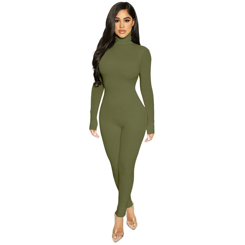Julie | elegante jumpsuit met coltrui