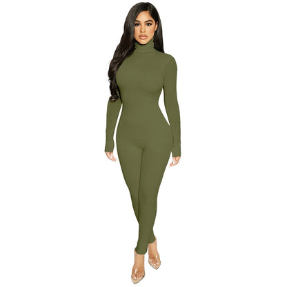 Julie | elegante jumpsuit met coltrui