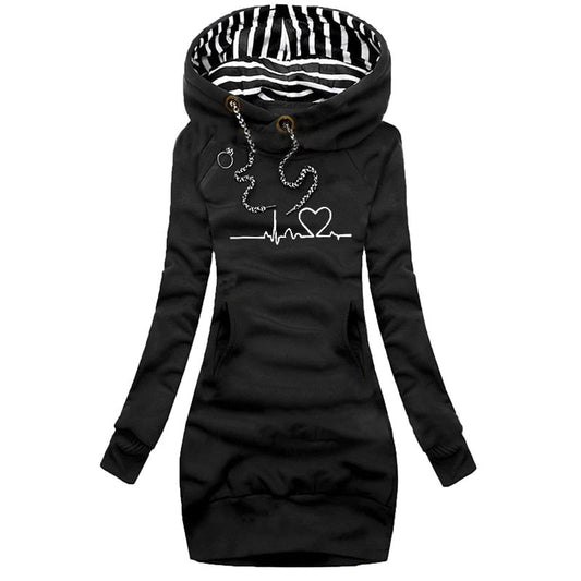 Heartbeat Sweater - Fashion Winter Trui Dress