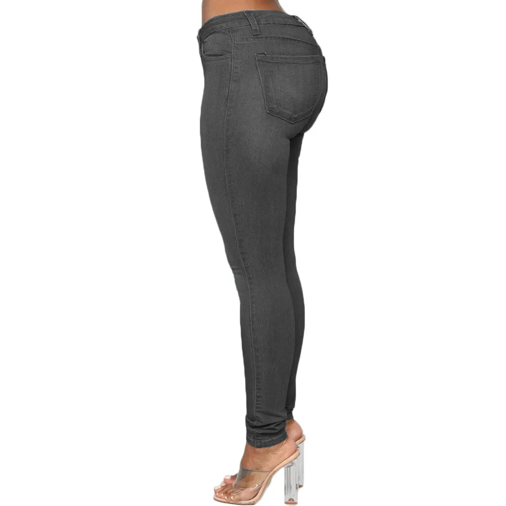 Rekbare oversized skinny jeans - Amira