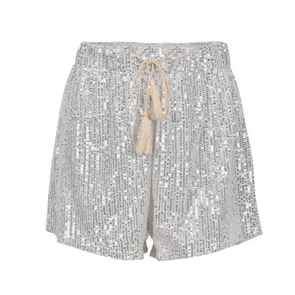 Brandy - Elastische pailletten glitter shorts