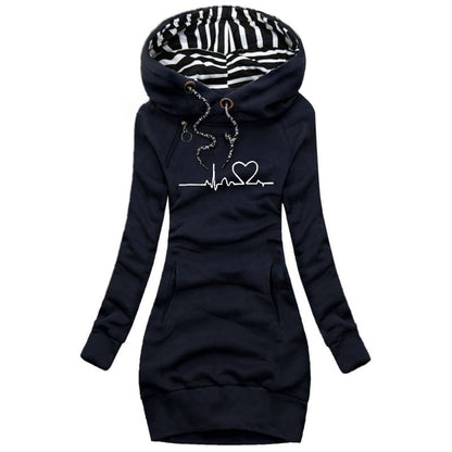 ModeParisienne® Darlene | Trendy Hoodie Jurk voor Dames