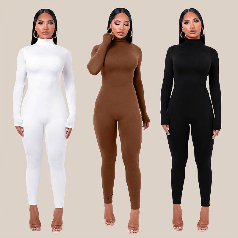 Julie | elegante jumpsuit met coltrui