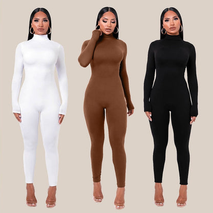 Julie | elegante jumpsuit met coltrui