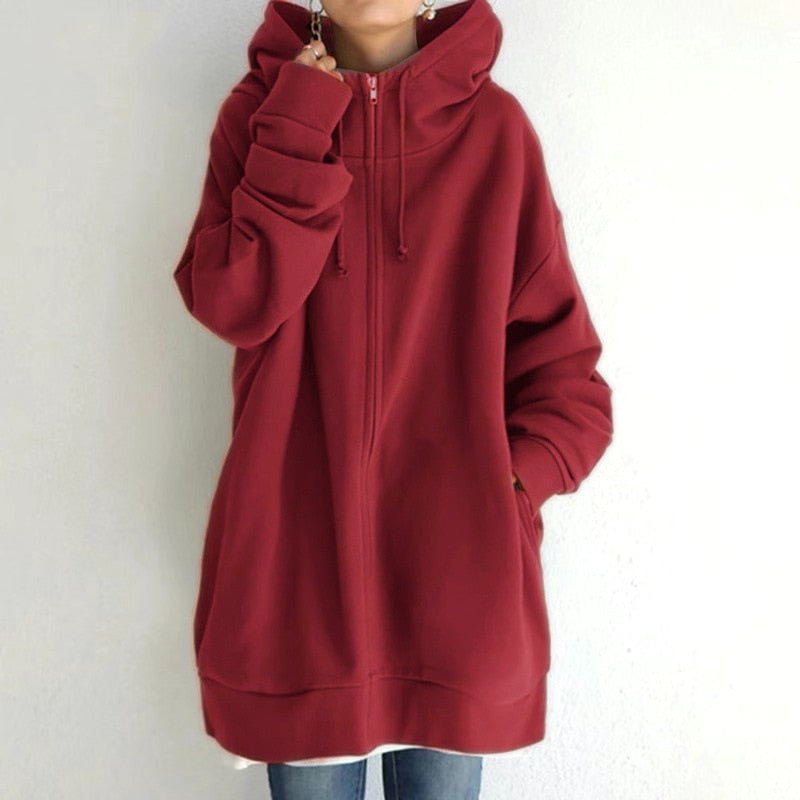 ModeParisienne® Miriel | Trendy Warme Oversized Hoodie voor Dames