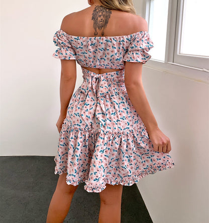 Two piece set bloemen