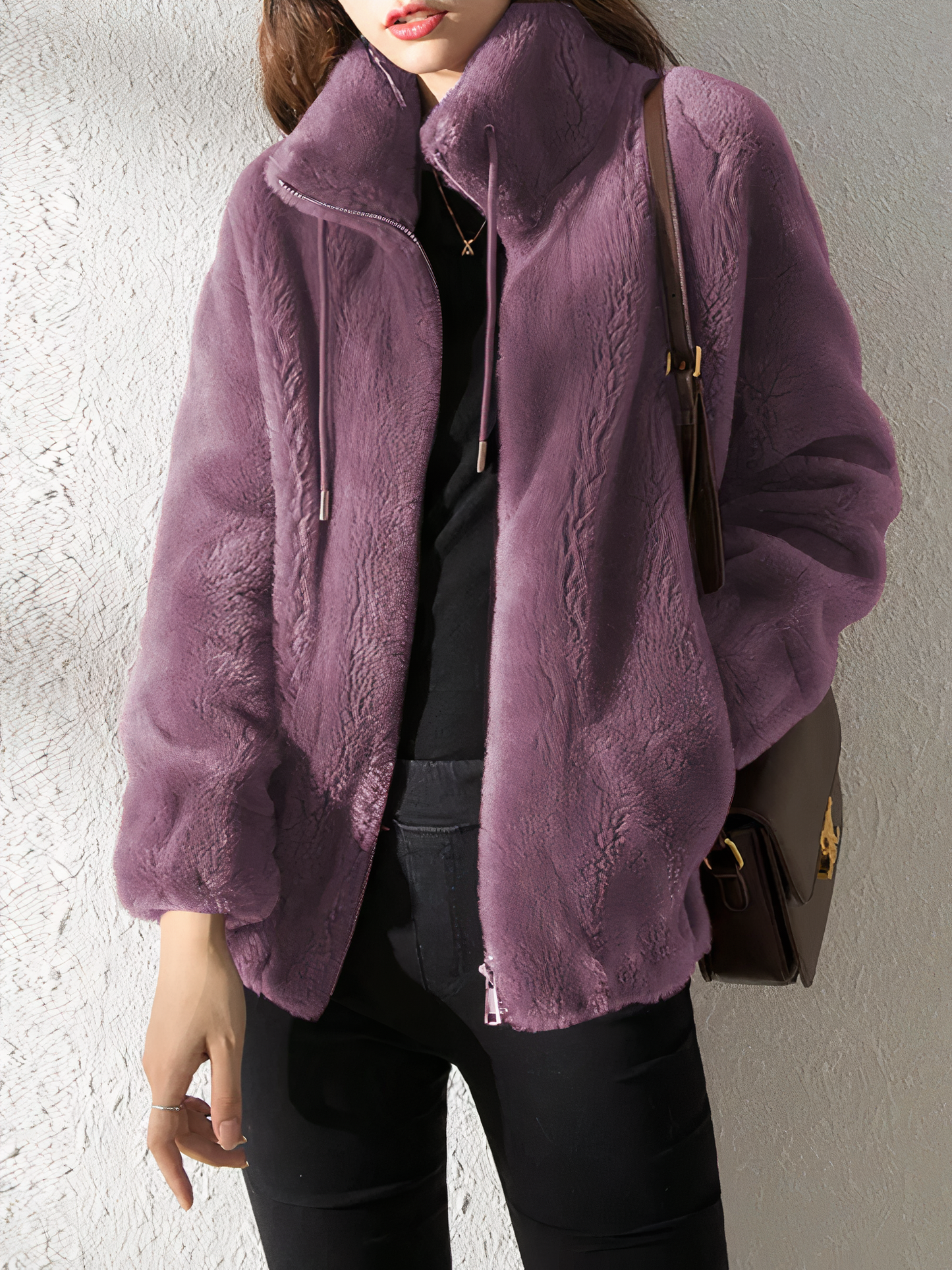 Helen | Luxe pluche jas
