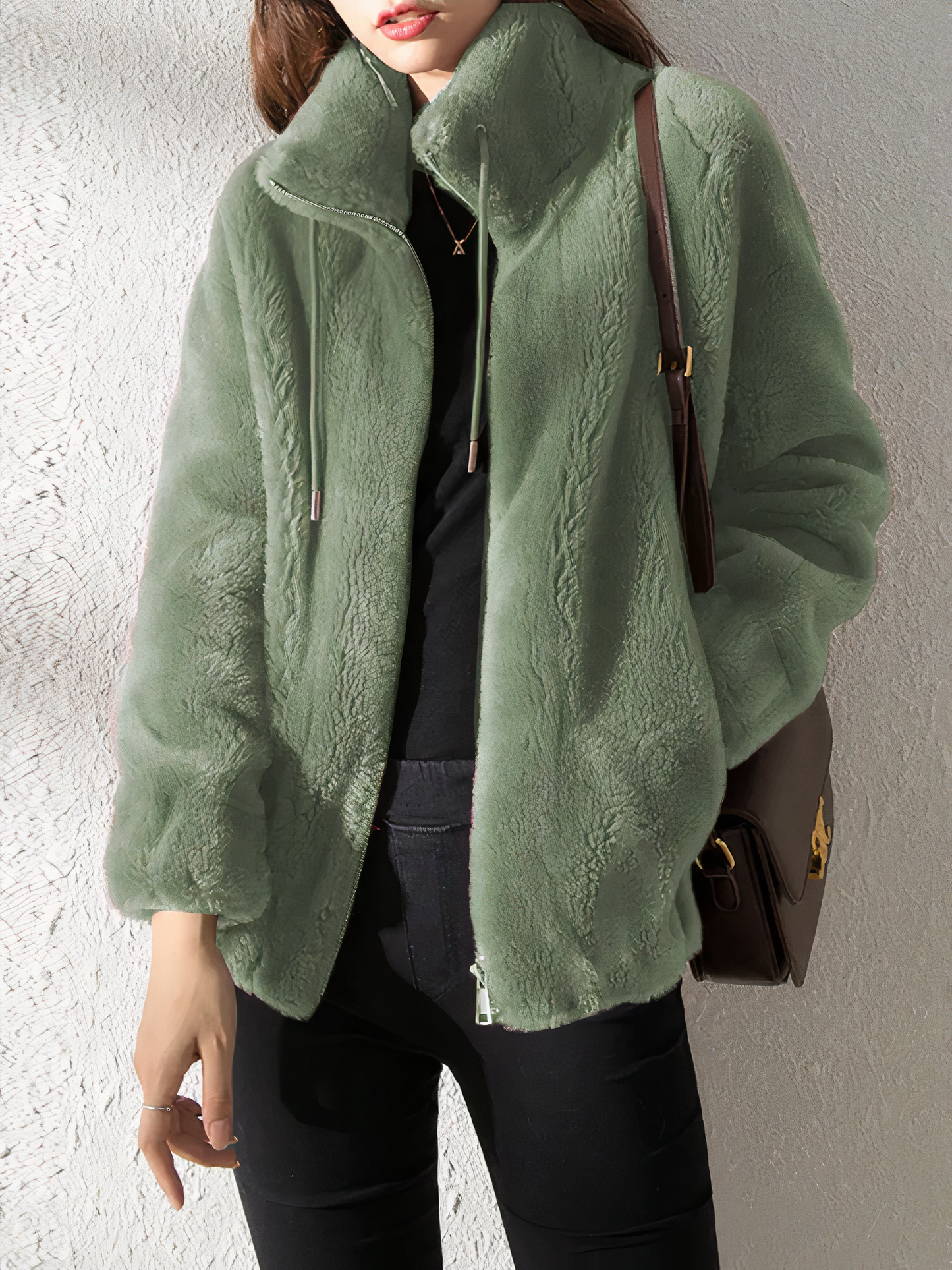 Helen | Luxe pluche jas