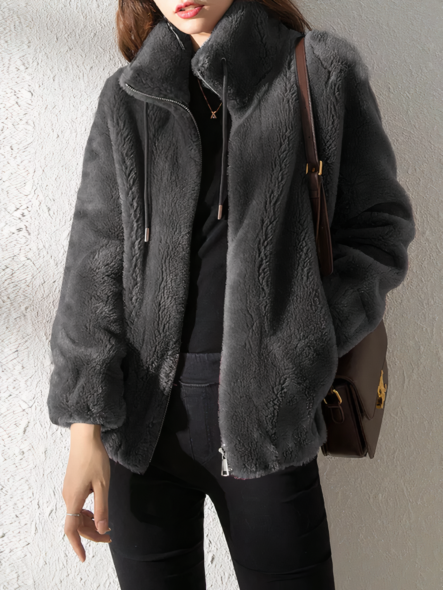 Helen | Luxe pluche jas