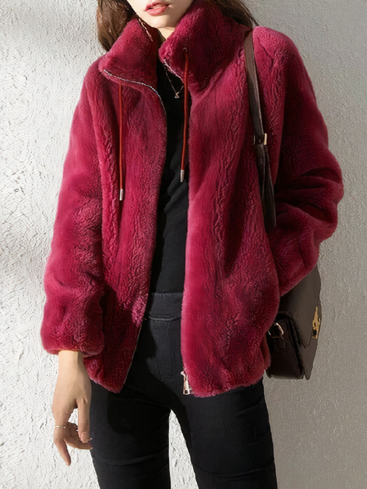 Helen | Luxe pluche jas