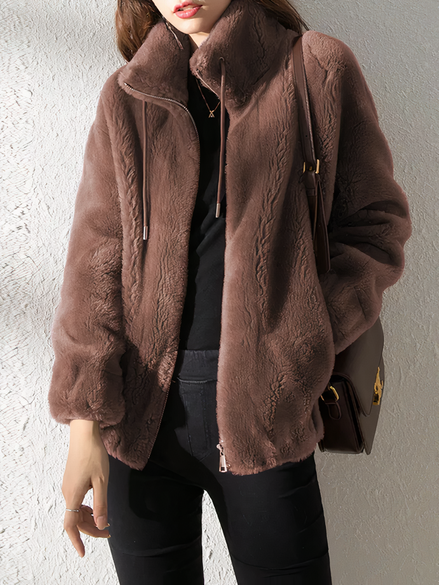 Helen | Luxe pluche jas