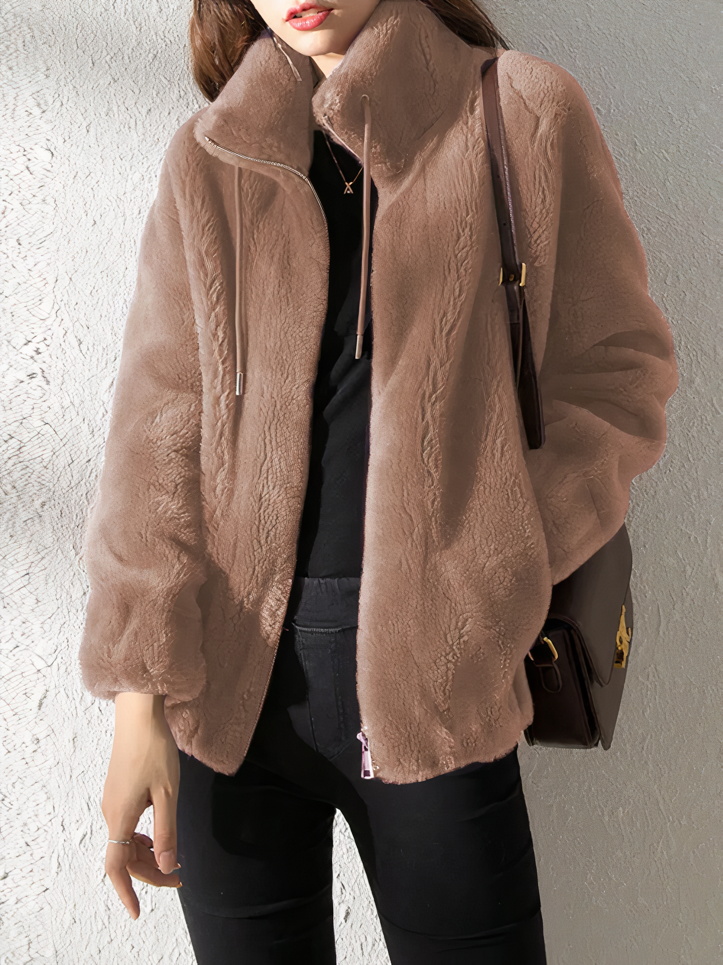 Helen | Luxe pluche jas
