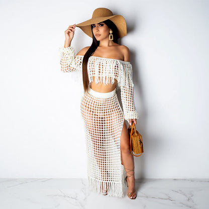 Two piece set cover-up
