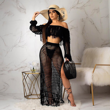 Two piece set cover-up