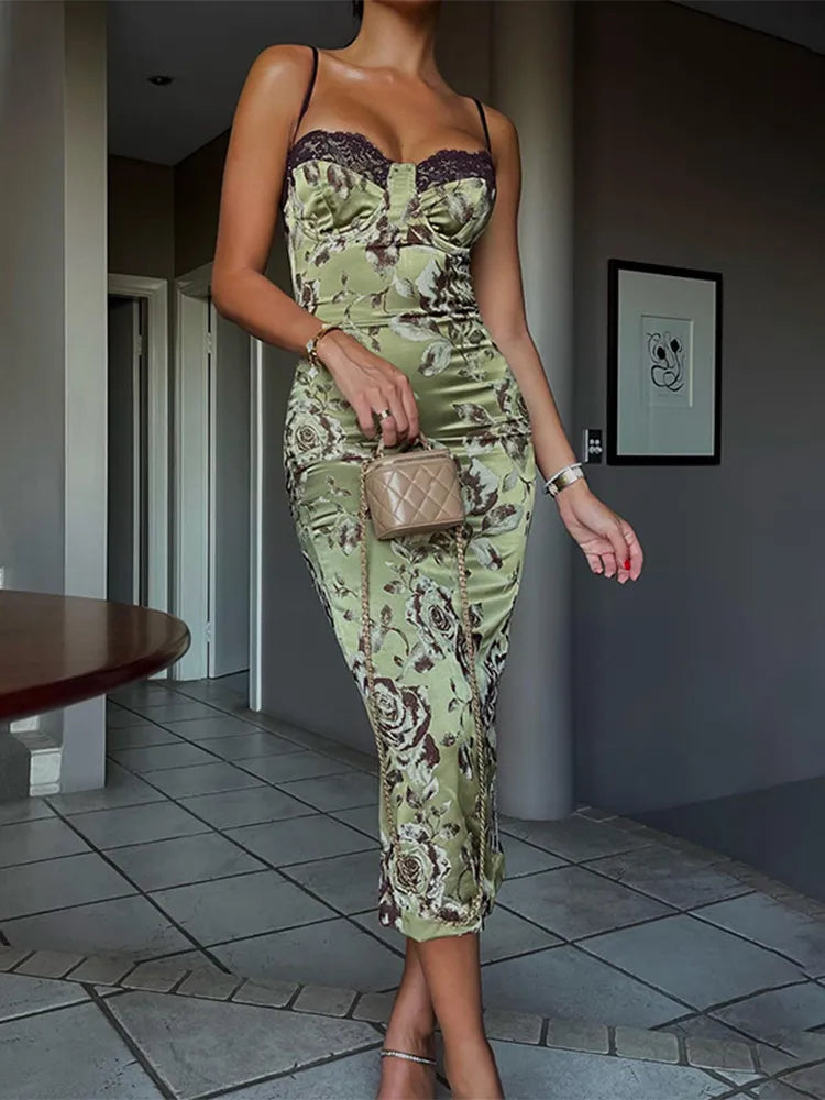 Bodycon jurk met print