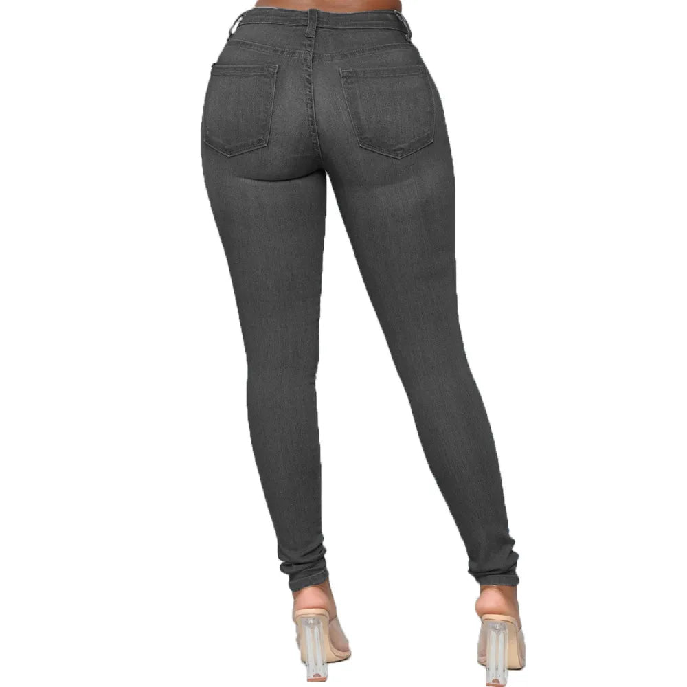 Rekbare oversized skinny jeans - Amira