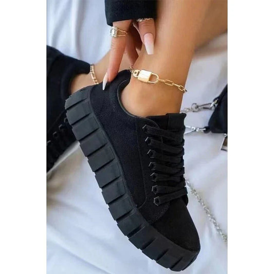 TrendStep Suede Dames Sneakers - Casual en Trendy