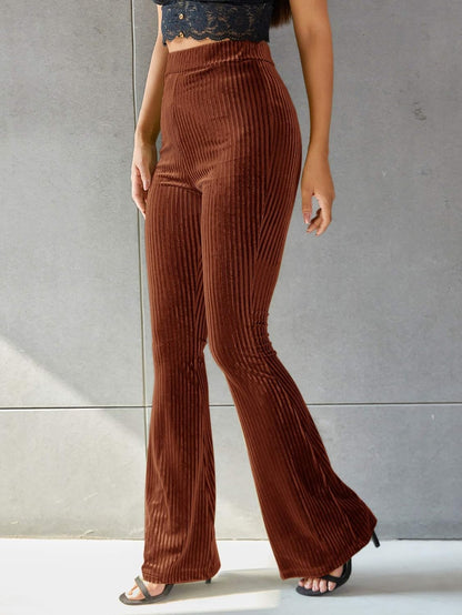 Helen | Corduroy broek met hoge taille