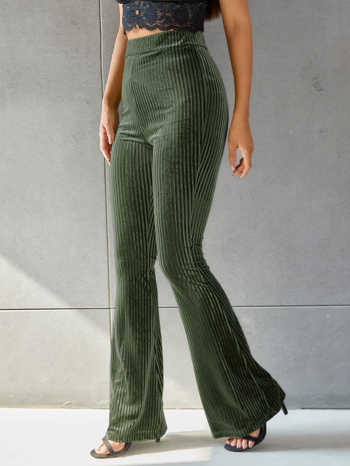 Helen | Corduroy broek met hoge taille