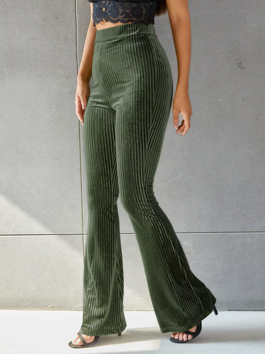 Helen | Corduroy broek met hoge taille