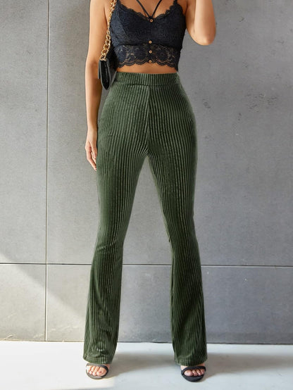 Helen | Corduroy broek met hoge taille
