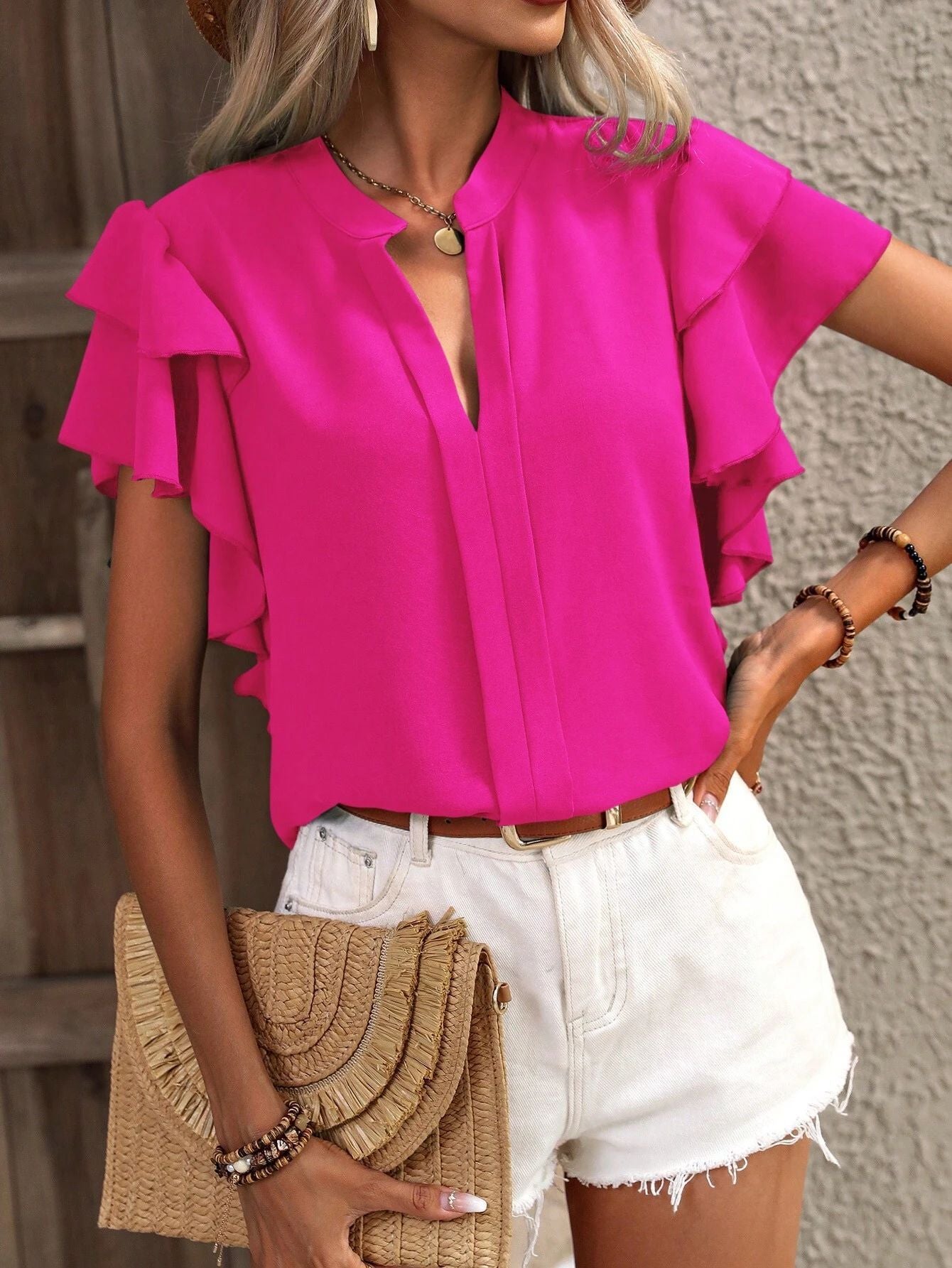Isabelle | elegante mouwloze blouse