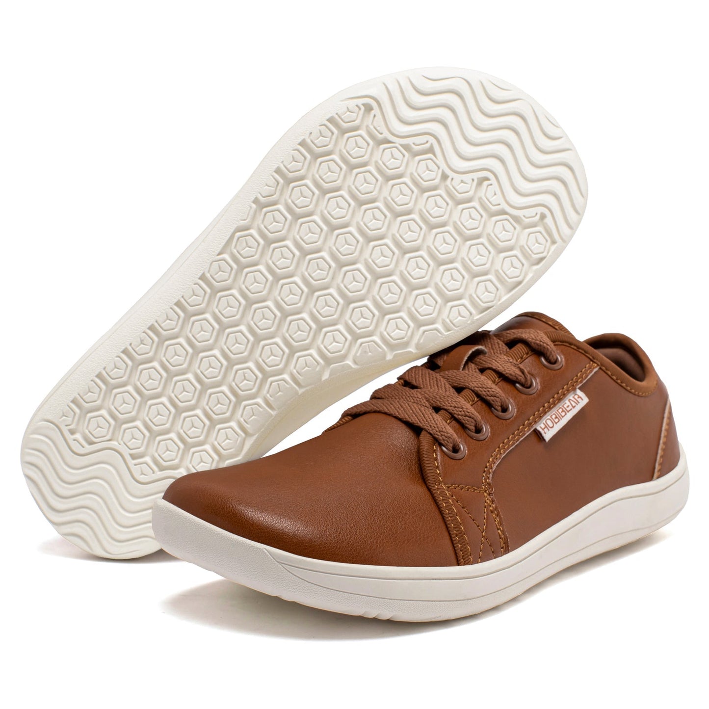 BareStride - Unisex Minimalistische Brede Sneakers