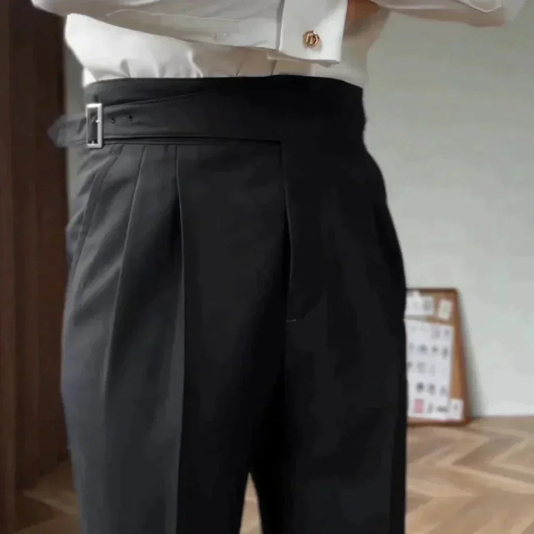 Klassiek Stijlvolle broek met gesp - Elvira