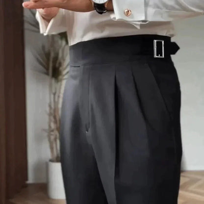 Klassiek Stijlvolle broek met gesp - Elvira