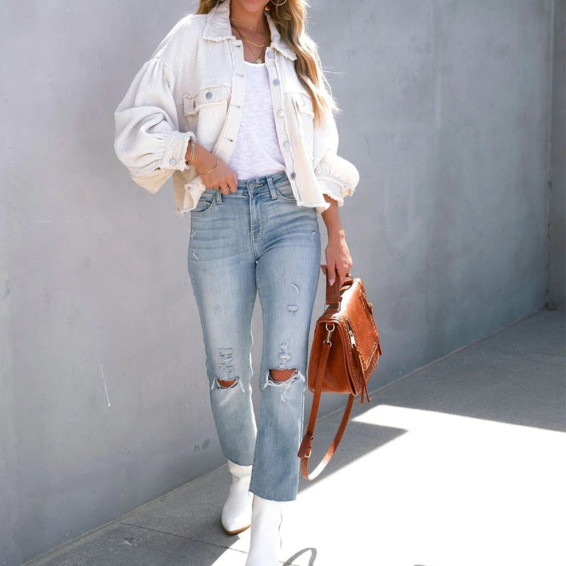 ModeParisienne® Mariselle - Unieke Jacket met Puff Mouwen