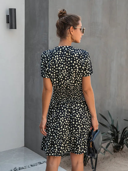 Jillian - Trendy en Comfortabele Zomerjurk met Ruches voor Vrouwen