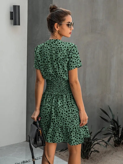 Jillian - Trendy en Comfortabele Zomerjurk met Ruches voor Vrouwen