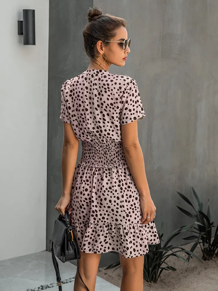 Jillian - Trendy en Comfortabele Zomerjurk met Ruches voor Vrouwen