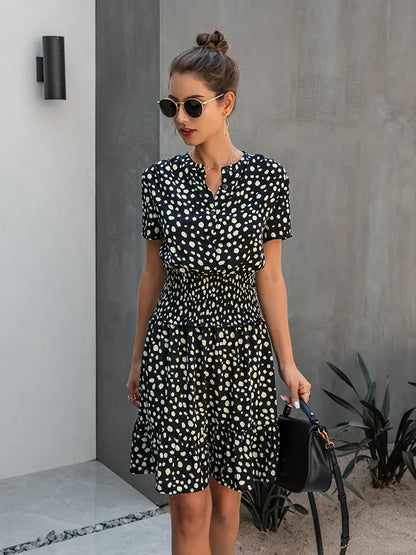 Jillian - Trendy en Comfortabele Zomerjurk met Ruches voor Vrouwen