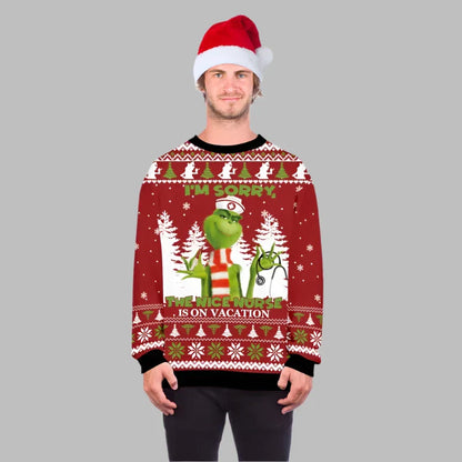 Alina Kersttrui | Kerstmotief 3D-geprinte unisex trui