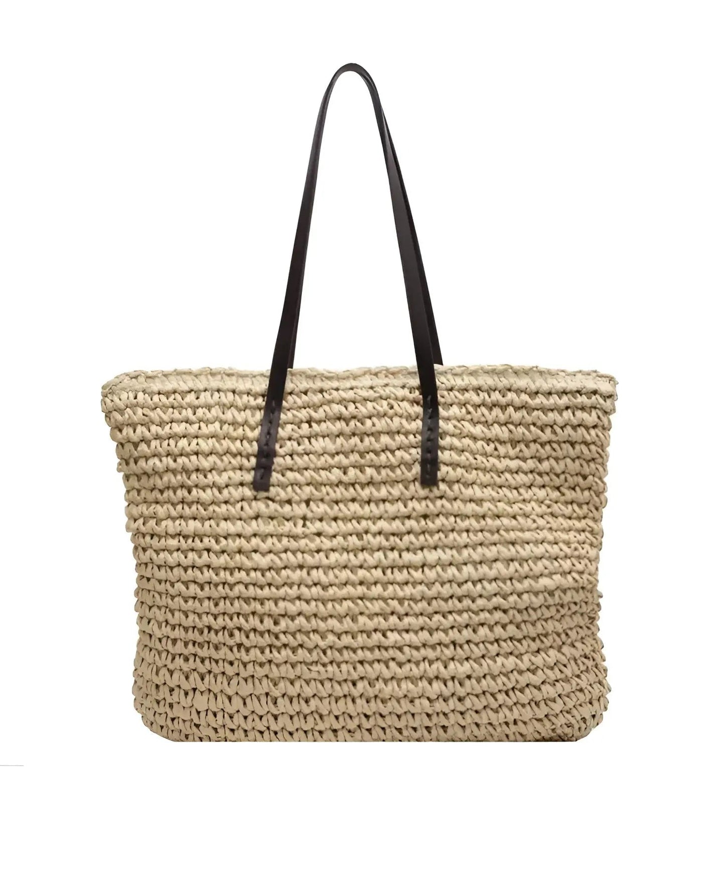 Ecochic | stijlvolle geweven shopper met lange handvatten