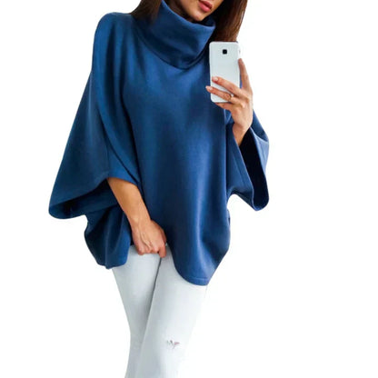Annele Dekker Poncho Coltrui | Korte trendy sweater dames