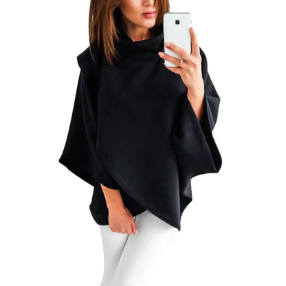 Annele Dekker Poncho Coltrui | Korte trendy sweater dames