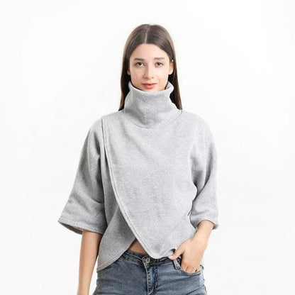 Annele Dekker Poncho Coltrui | Korte trendy sweater dames